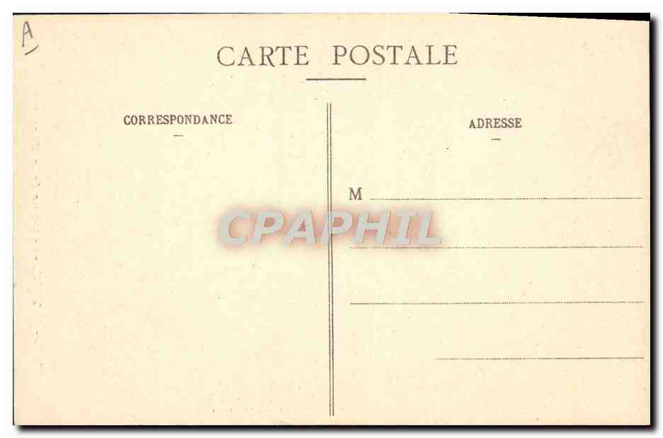 CPA Folklore Savoie Costume de la Tarentaise — Verso