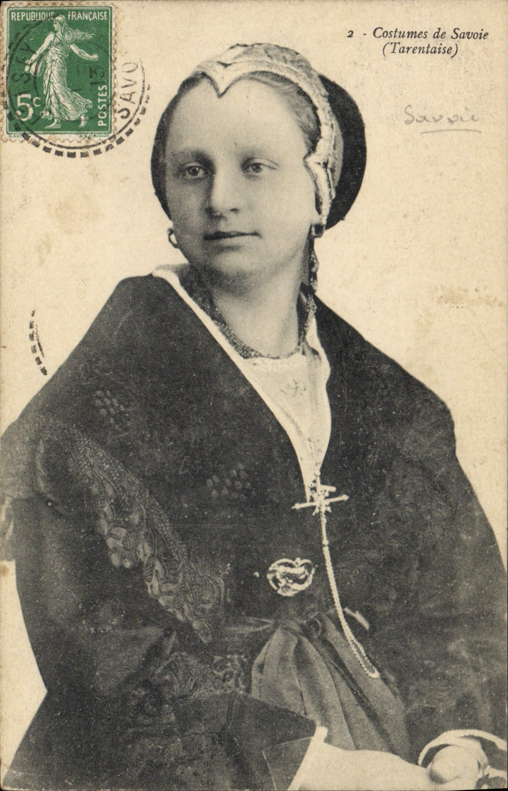 CPA Folklore Savoie Tarentaise