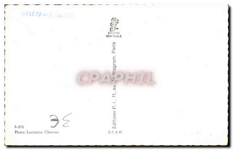 CPM Cinema Lisette Jambel — Rückseite