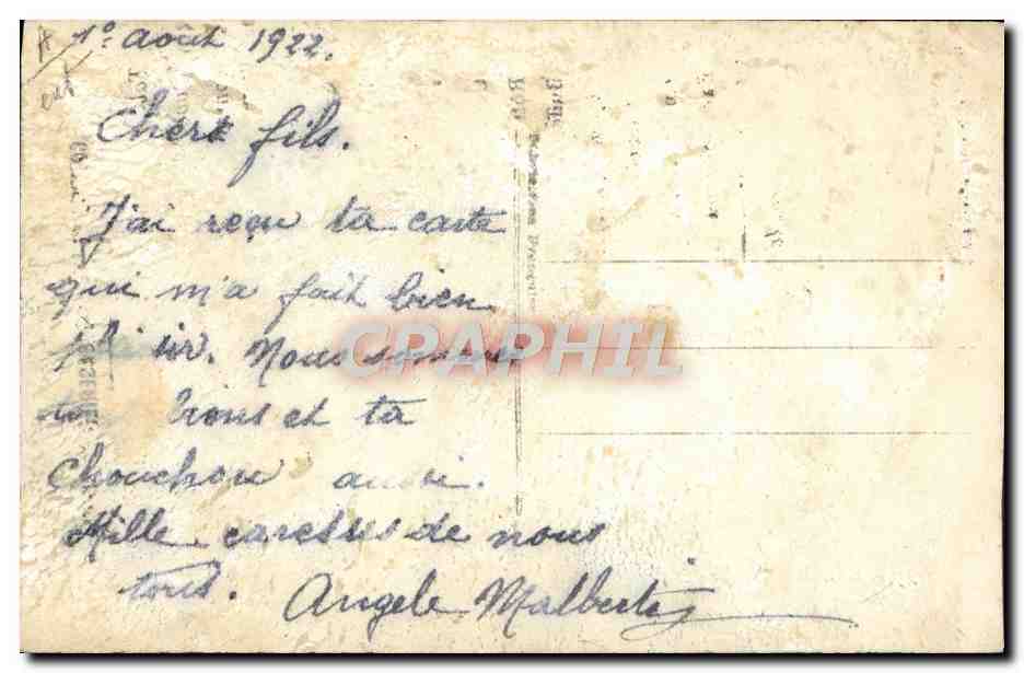 CPM Cinema La femme sauvage Clara Kimbald Young — Rückseite