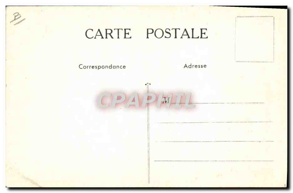 Département de l'Allier — Carte illustrée avec carte géographique et illustration d'un pêcheur — Émulsion Scott — Verso
