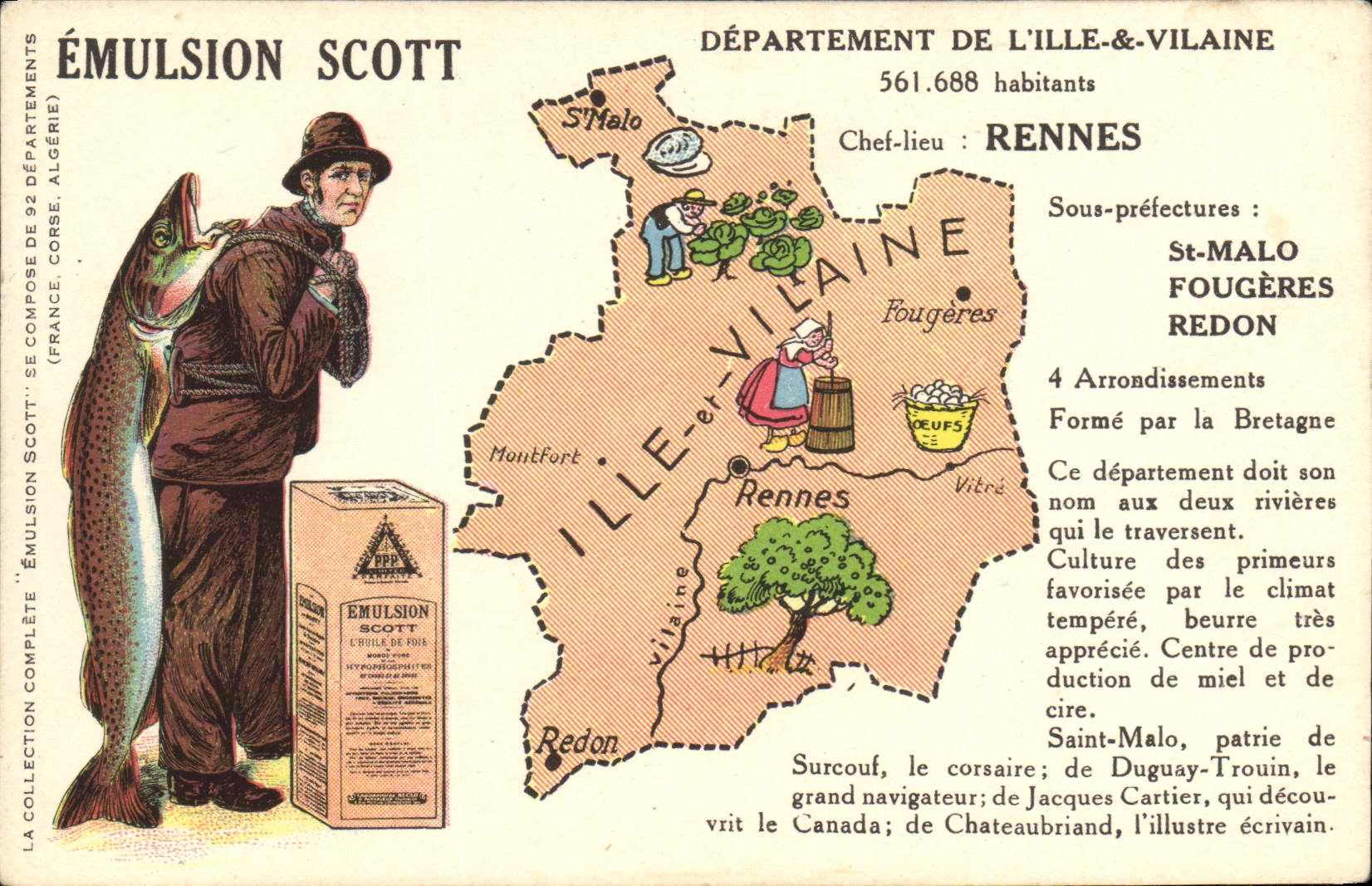 Département de l'Ille-et-Vilaine — Émulsion Scott — Éditeur : Émulsion Scott