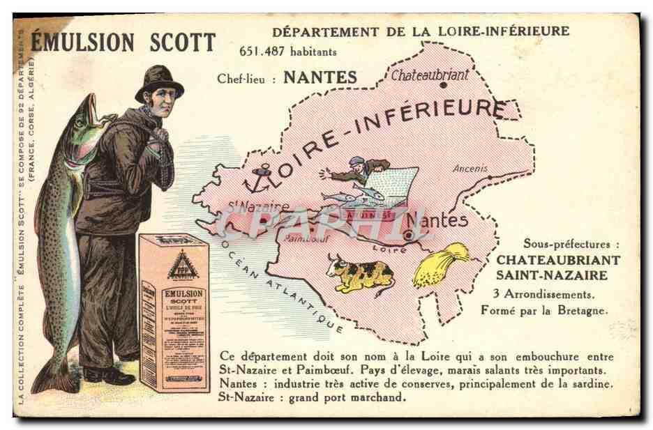 CPA Emulsion Scott Poisson Departement Loire Atlantique Nantes 