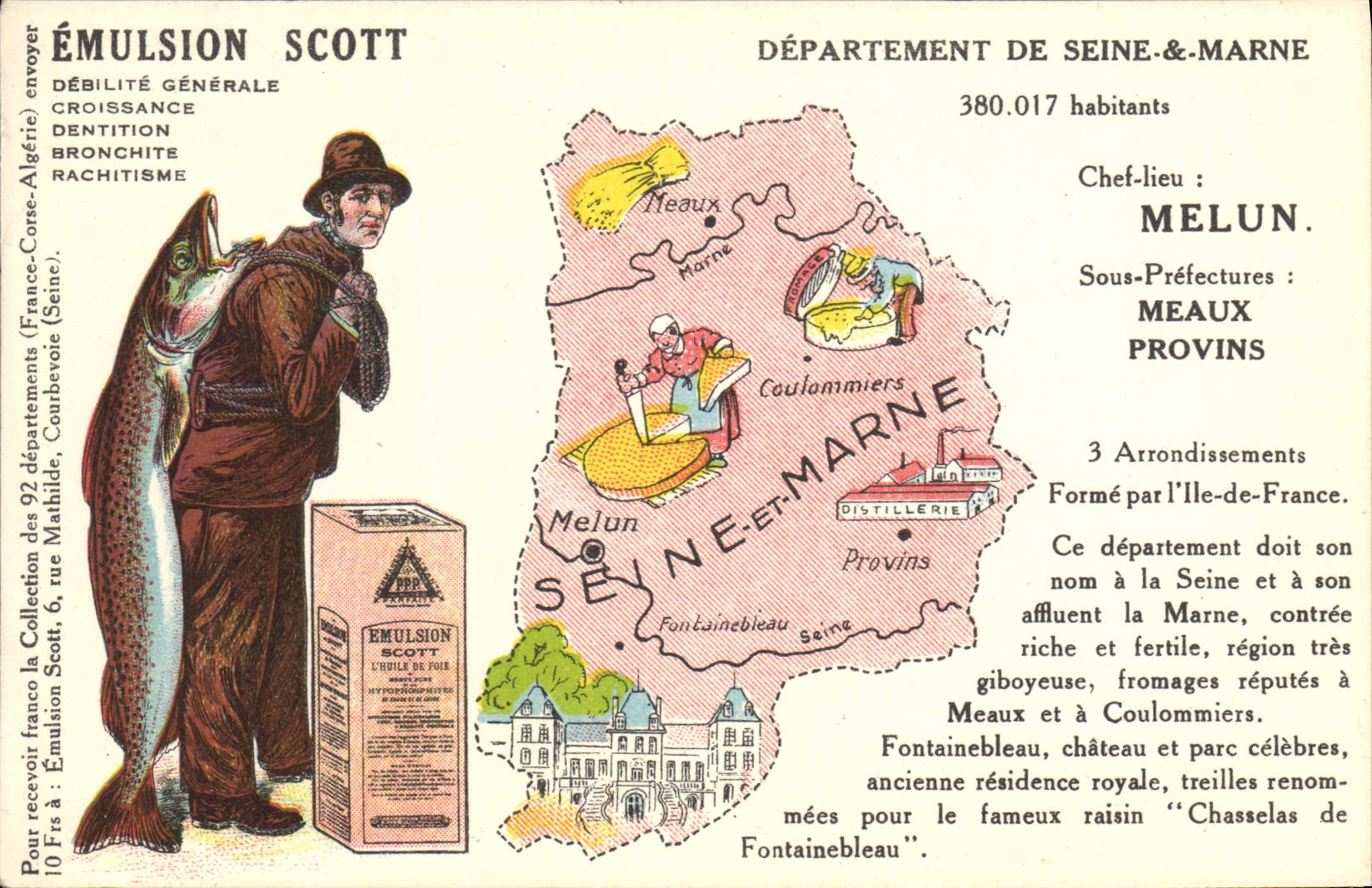 Département de Seine-et-Marne — Émulsion Scott — Éditeur : Collection Scott
