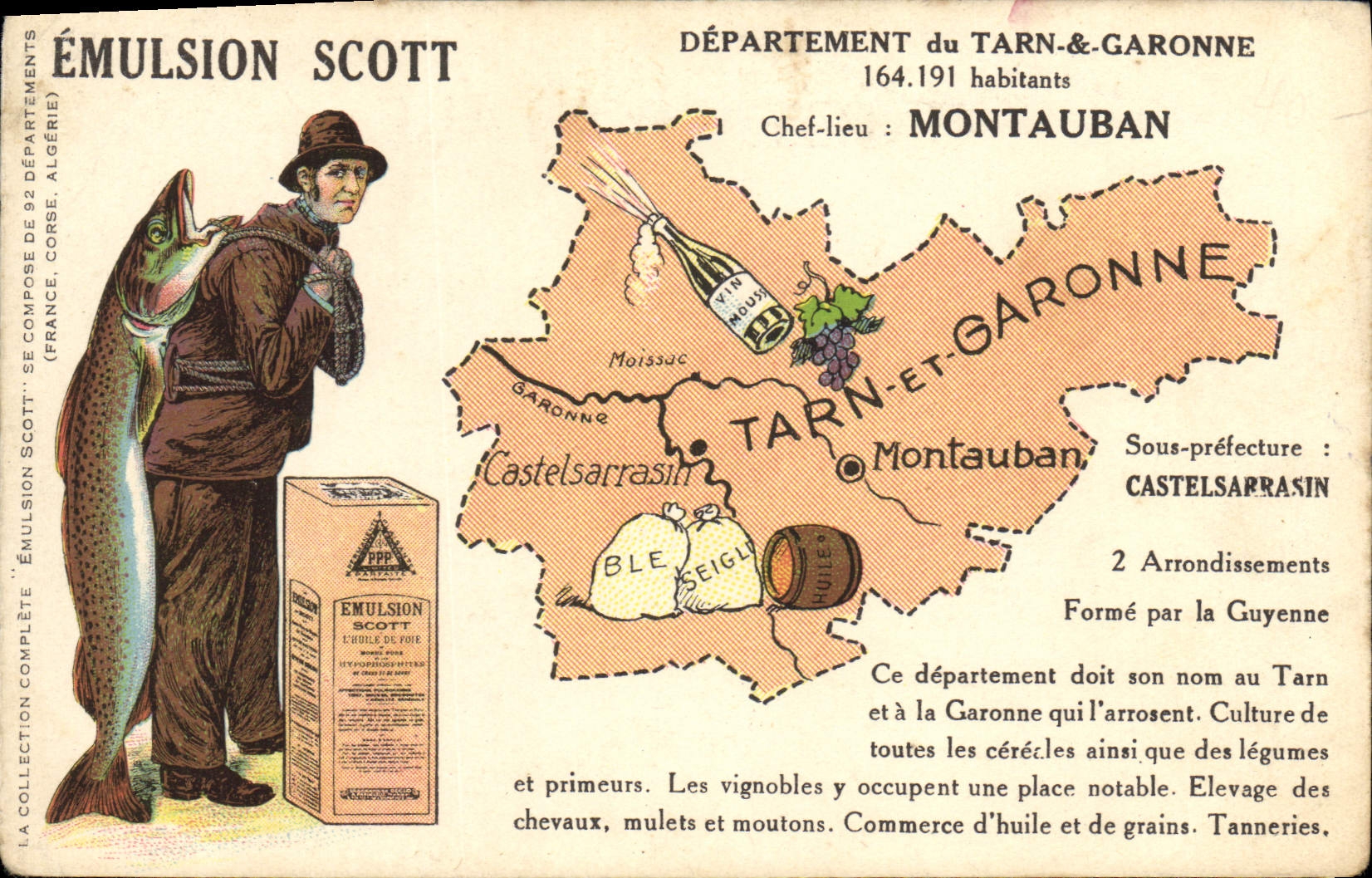 Département du Tarn-et-Garonne — Montauban — Émulsion Scott