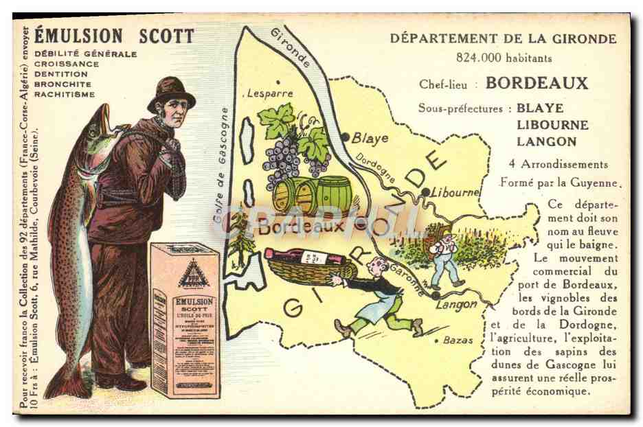 Département de la Gironde — Bordeaux — Émulsion Scott