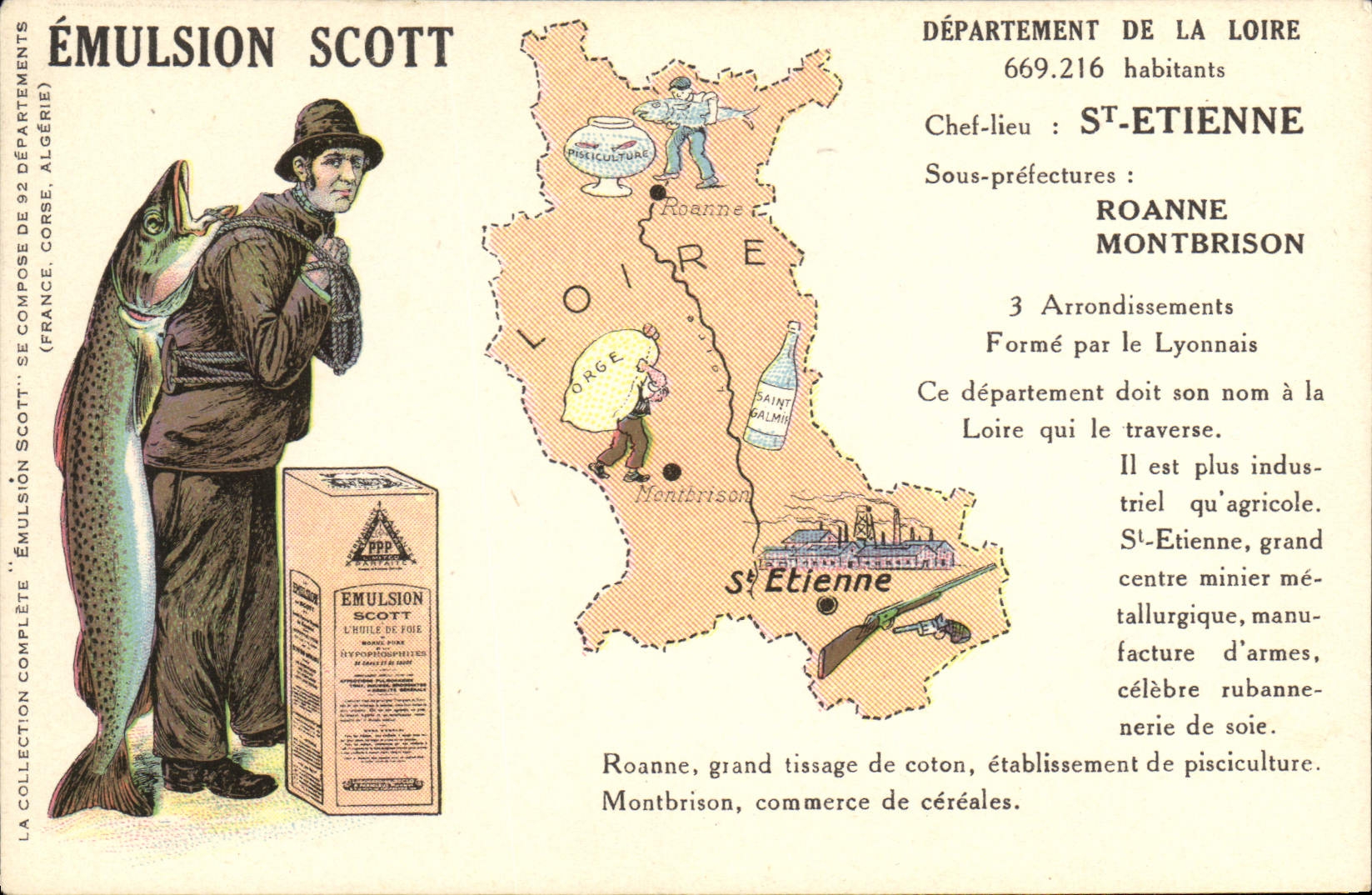 Département de la Loire — Émulsion Scott — Éditeur non visible