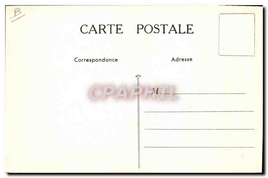 CPA Emulsion Scott Poisson Departement Landes Mont de Marsan — Rückseite