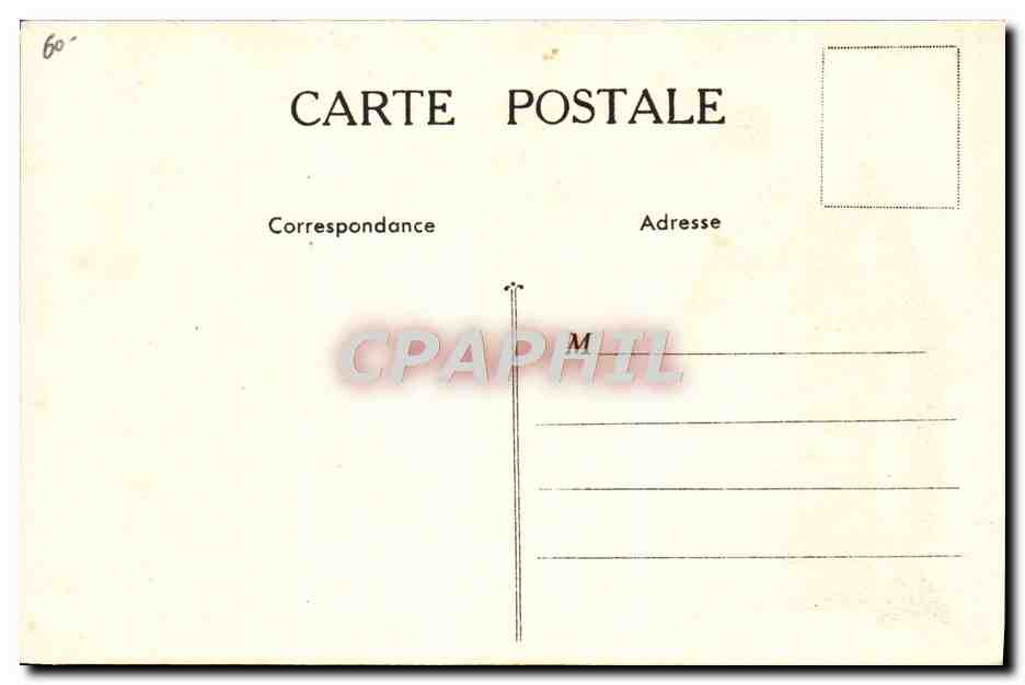 CPA Emulsion Scott Poisson Departement Landes Mont de Marsan — Rückseite