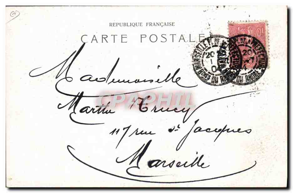 Écriture à travers les âges — Romains, Époque d'Auguste — Série de Douze Cartes, N° 6, éditée par L'OLIVER, Paris — Verso
