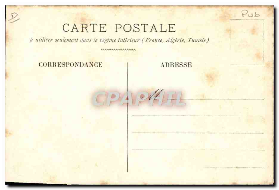 CPA Ecriture L'aviateur perplexe Waterman TOP Avion  — Verso