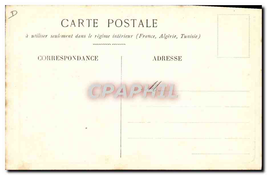 CPA Ecriture Ecolier Waterman TOP  — Verso