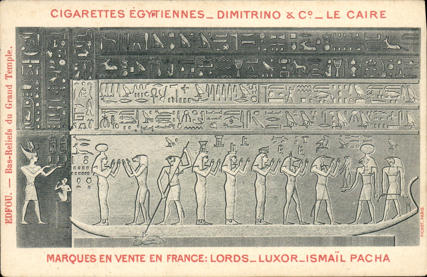 Bas-Reliefs du Grand Temple — Édouard Pichot, Paris — n° 137