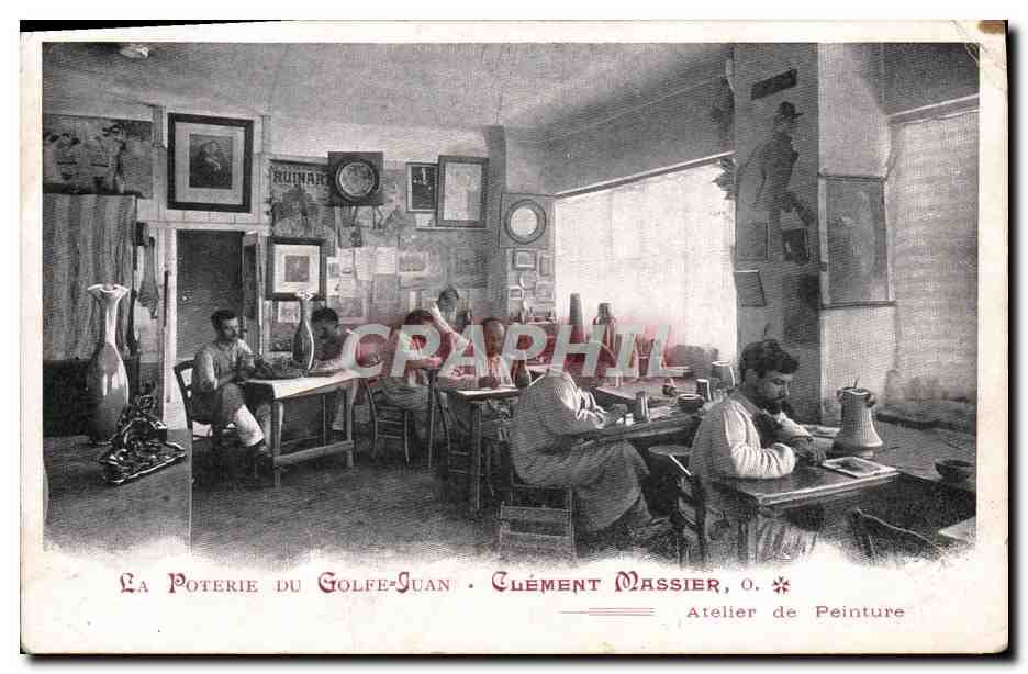 La Poterie du Golfe-Juan — Atelier de Peinture — Clément Massier, O. (éditeur)
