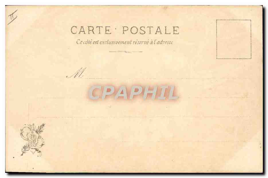 CPA Fantaisie Telephone Salon 1902 A Veber — Rückseite