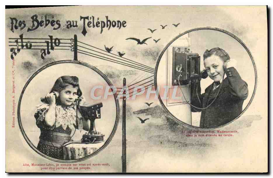Nos Bébés au Téléphone — Édition Phototypie A. Jagger et Cie, Nancy