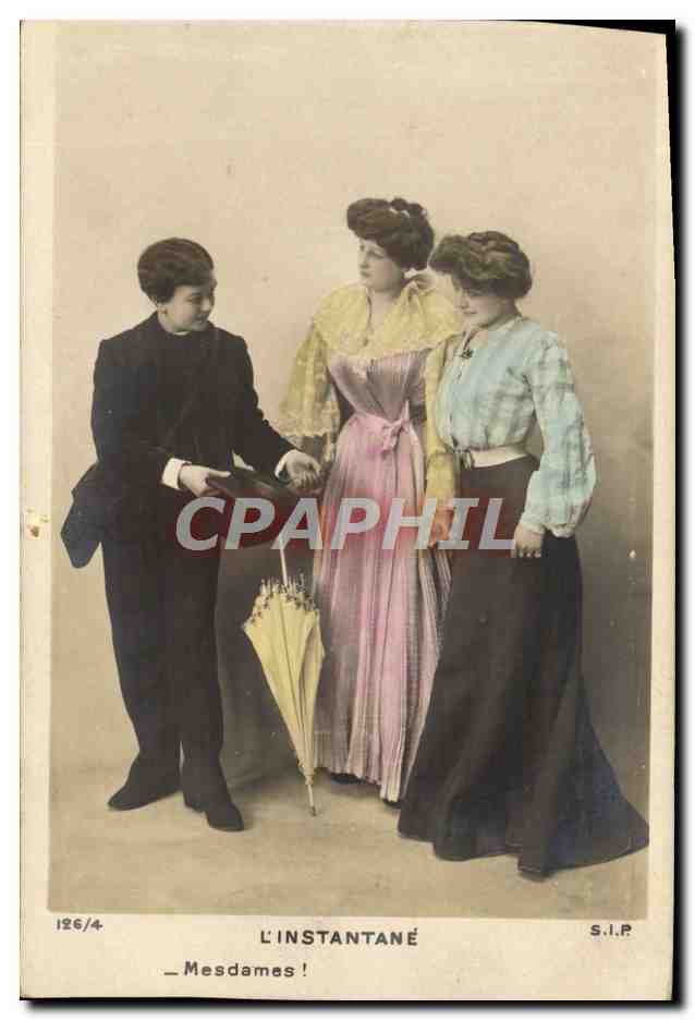 CPA Fantaisie L'instantane Photographie Femmes
