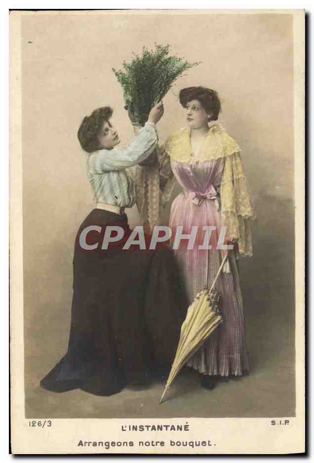 CPA Fantaisie L'instantane Photographie Femmes