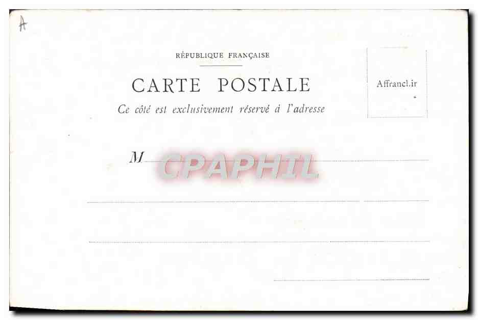 CPA Collection du Photo Rue Cadet Paris Peintre dans els dunes  — Verso