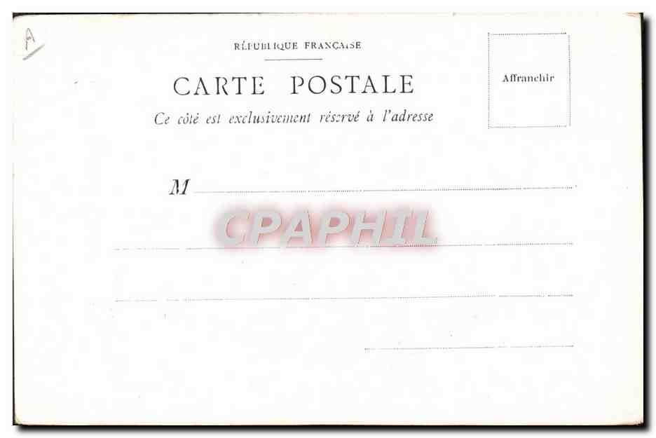CPA Collection du Photo Rue Cadet Paris Louis Jacques Mande Daguerre — Rückseite