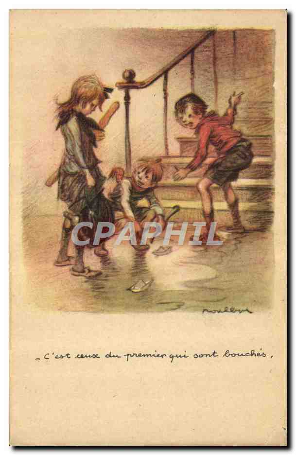 CPA Fantaisie Illustrateur Poulbot 