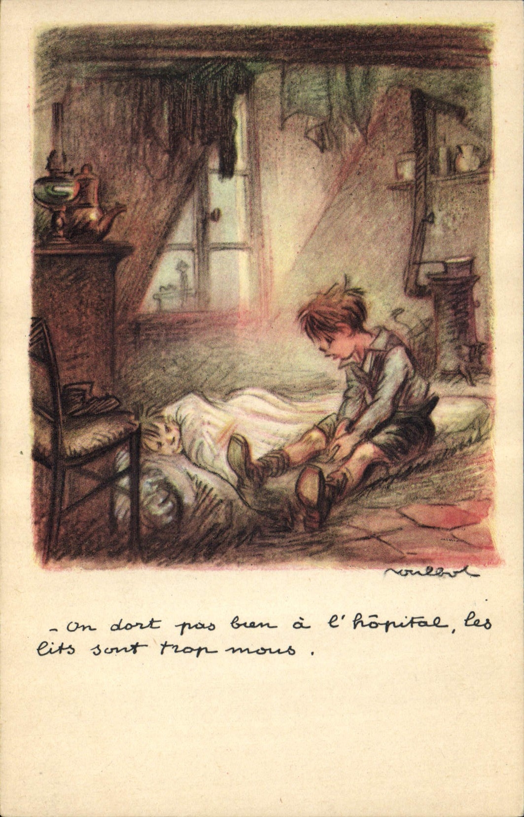 CPA Fantaisie Illustrateur Poulbot 