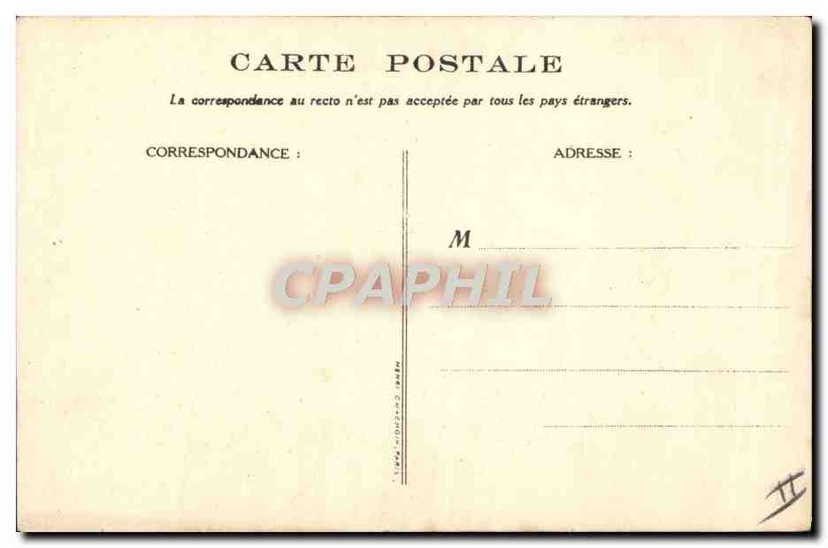 CPA Fantaisie Illustrateur Poulbot Cygne Victor Hugo Les Miserables  — Rückseite