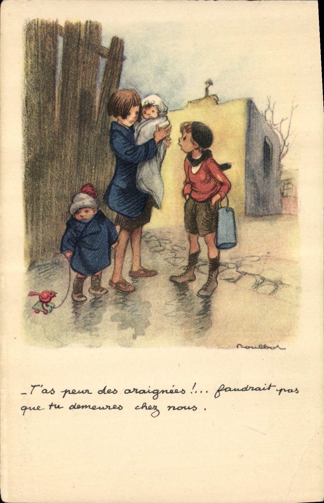 CPA Fantaisie Illustrateur Poulbot 