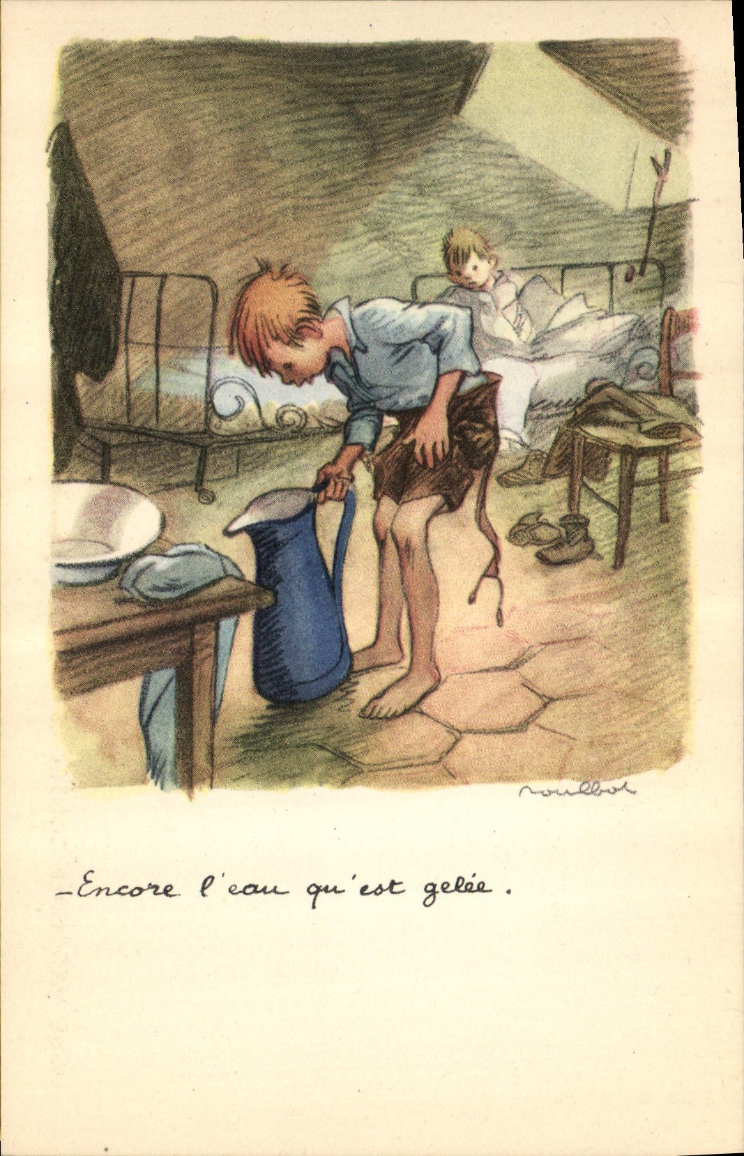 CPA Fantaisie Illustrateur Poulbot 