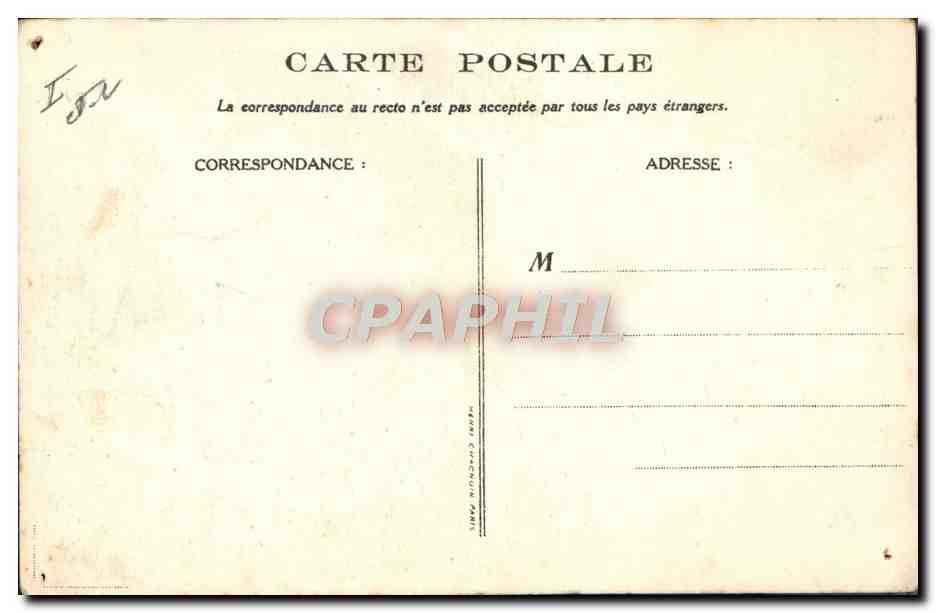 CPA Fantaisie Illustrateur Poulbot Victor Hugo Les Miserables  — Rückseite