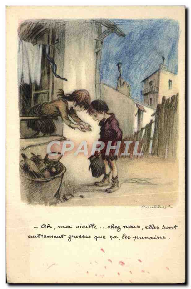 CPA Fantaisie Illustrateur Poulbot 