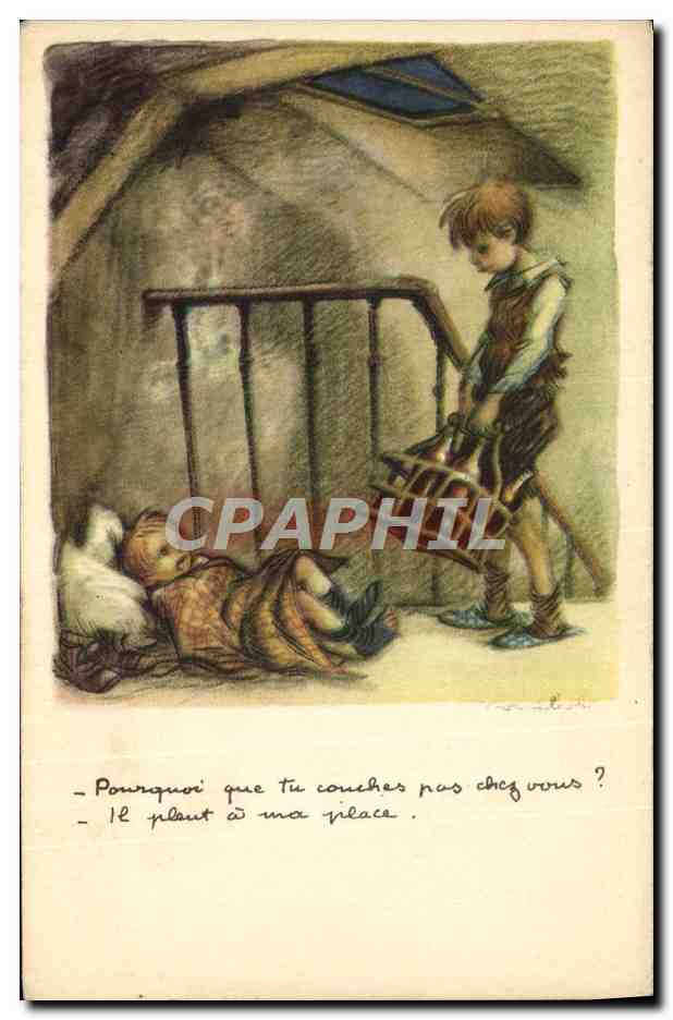 CPA Fantaisie Illustrateur Poulbot 