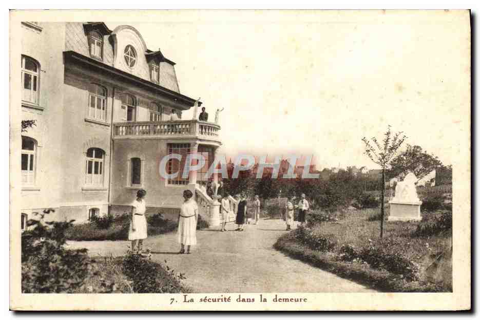 CPA La securite dans le demeure 