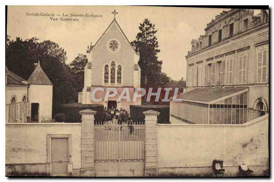 CPA Saint Calais La Sainte Enfance Vue generale 