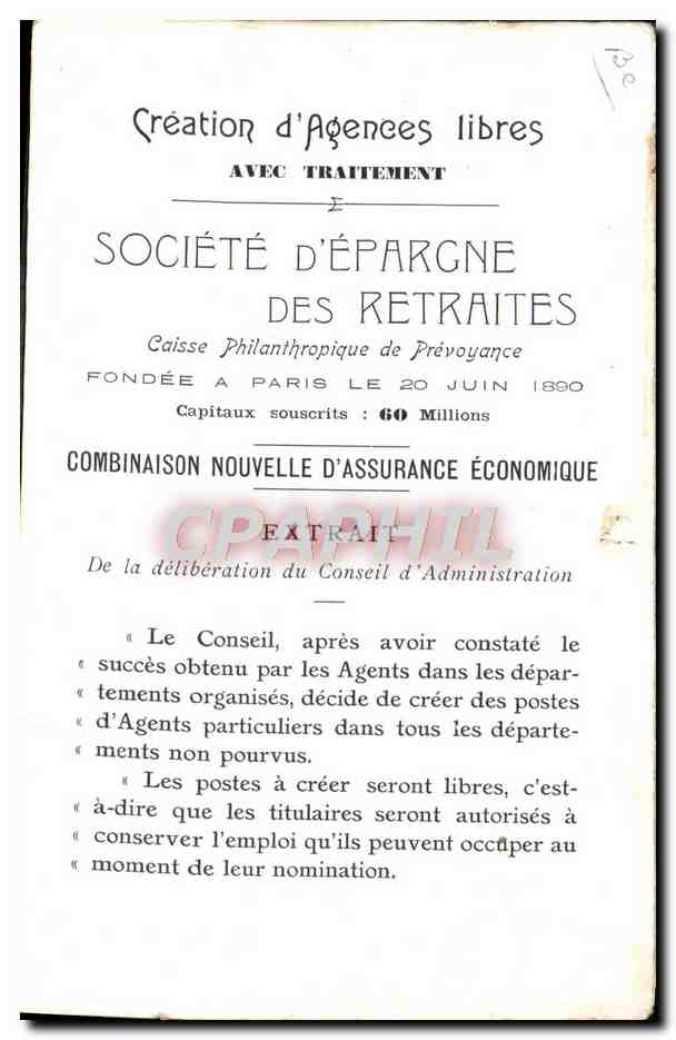 Maison modèle de la Société d'Épargne des Retraites — Société filiale créée en 1905 — La Maillète — Reverso