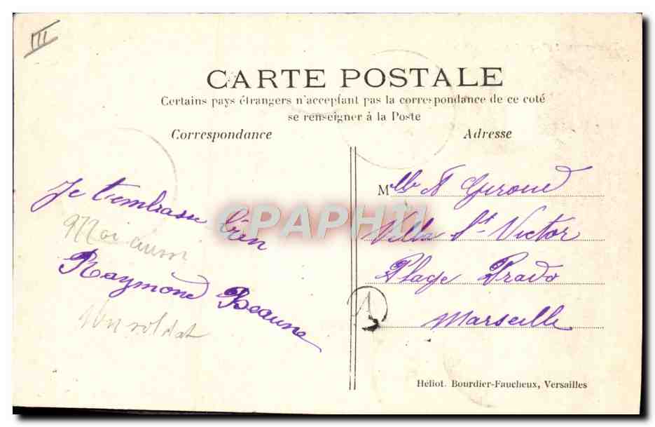 Elancourt (S.-et-O.) — Vue d'ensemble de l'Orphelinat de l'Assomption — Collection Renaud — Rückseite