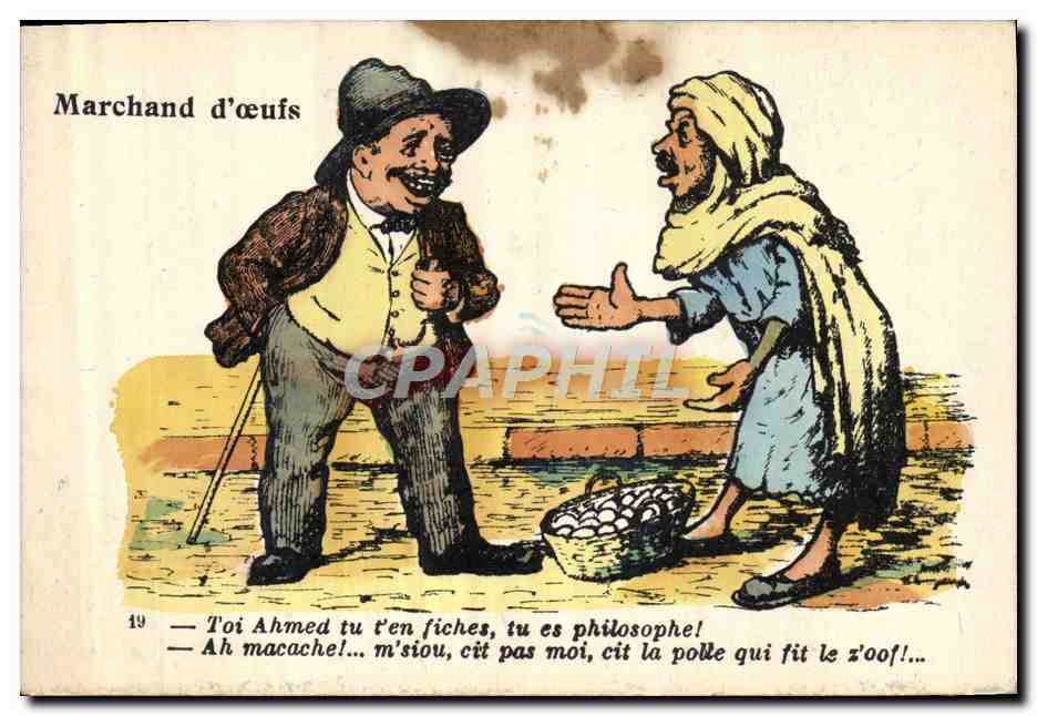 CPA Fantaisie Illustrateur Marchand d'oeufs 