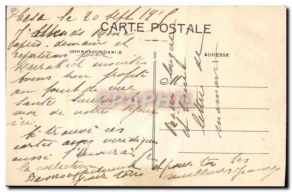 CPA Fantaisie Illustrateur Debarquement a Casablanca Marox  — Rückseite