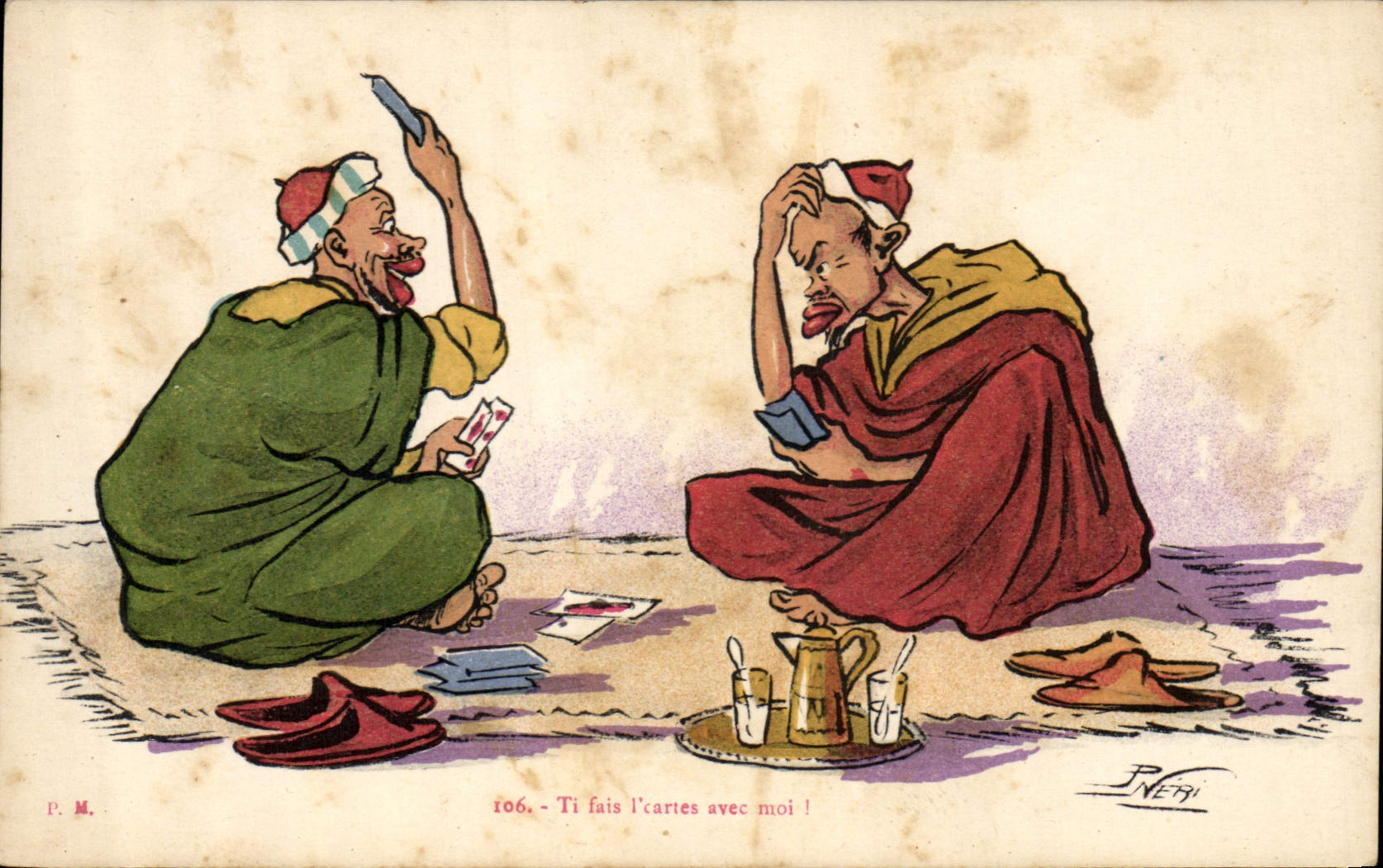 CPA Fantaisie Illustrateur Ti fais l'cartes 