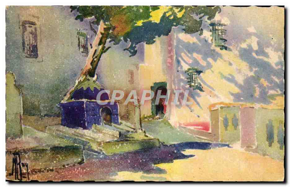 CPA Fantaisie Illustrateur M Roy Sidi Abderrahmann Alger 