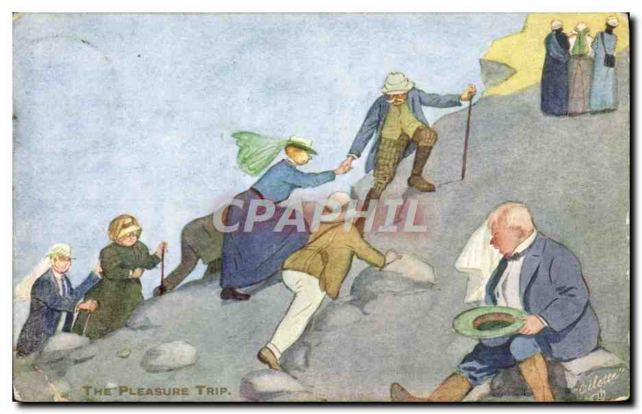 CPA Fantaisie Illustrateur Egypt Egypte 