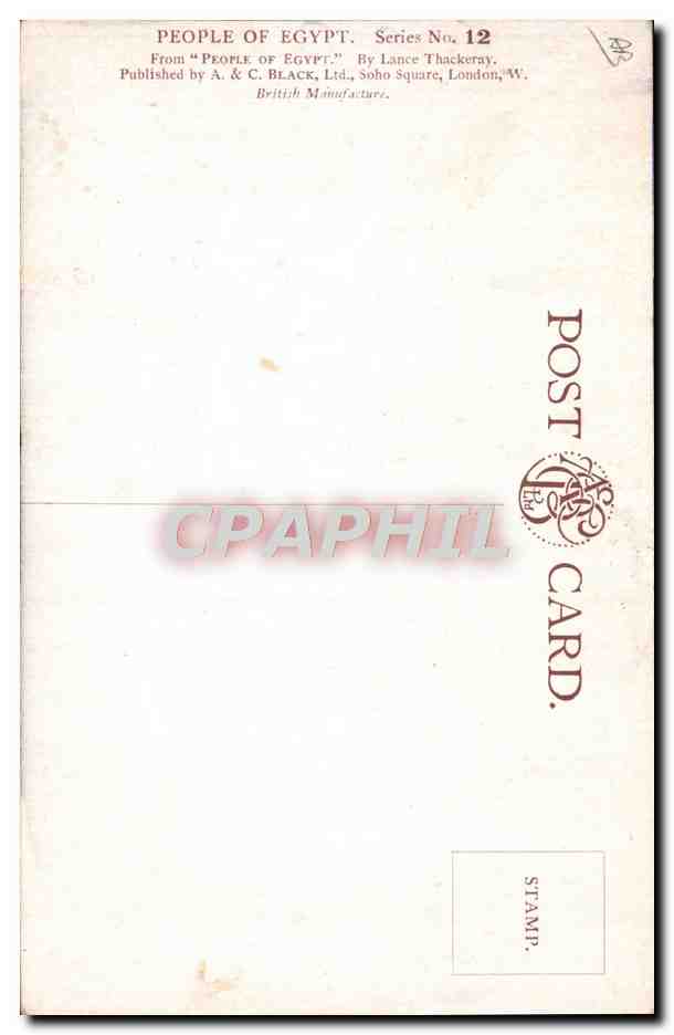 CPA Fantaisie Illustrateur Policeman and boy Policier Egypte Egypt — Rückseite