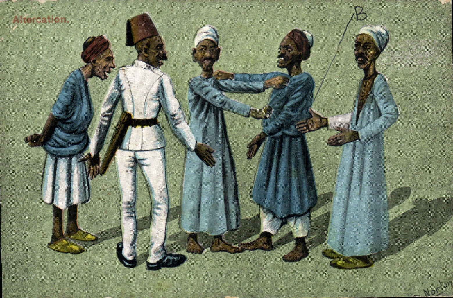 Altercation. — Scène de dispute — Noeleton