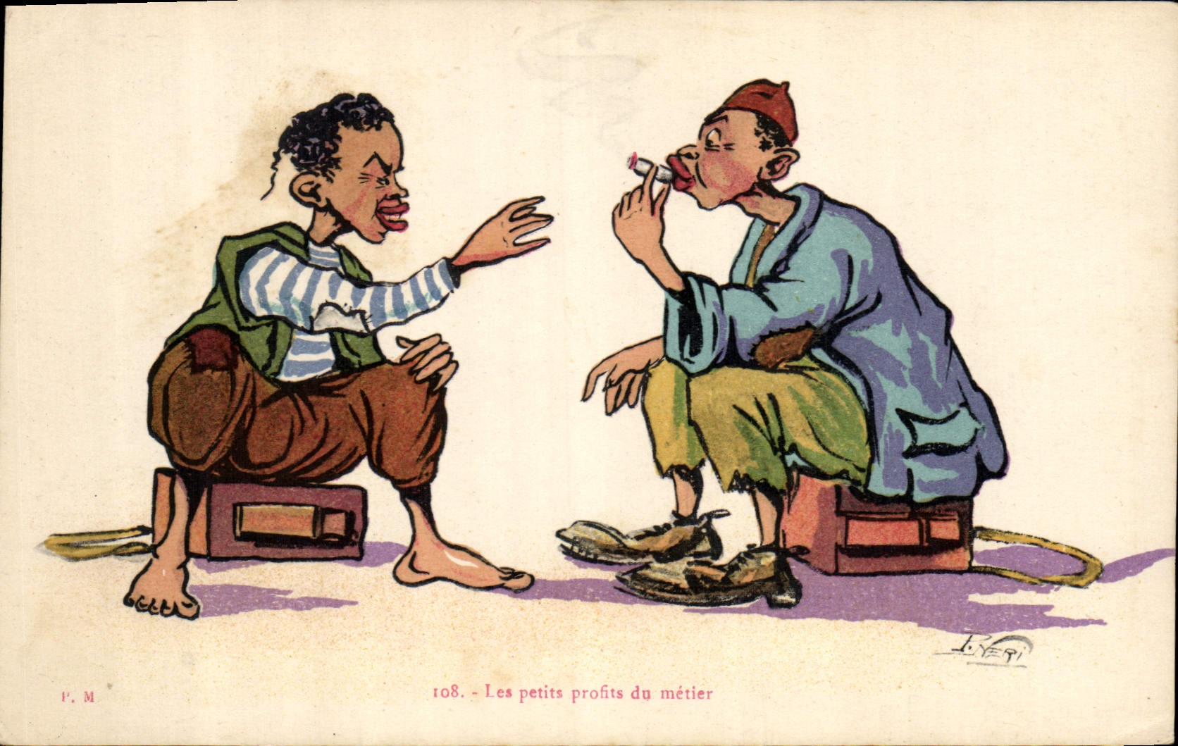 CPA Fantaisie Illustrateur Les petits profits du metier Tabac 