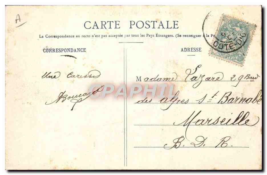 CPA Militaria Champ de tir de Chenove Un petit poste  — Verso