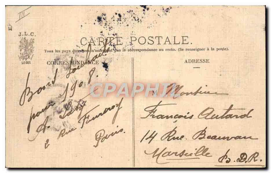 CPA Militaria le refectoire en ete — Verso