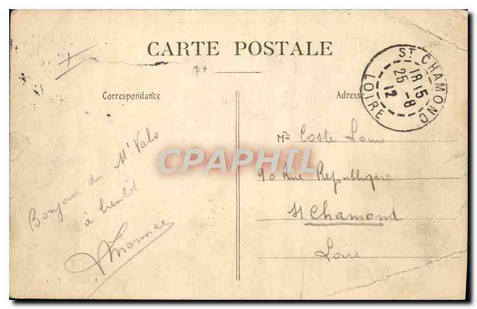 CPA Militaria Photographie  — Rückseite