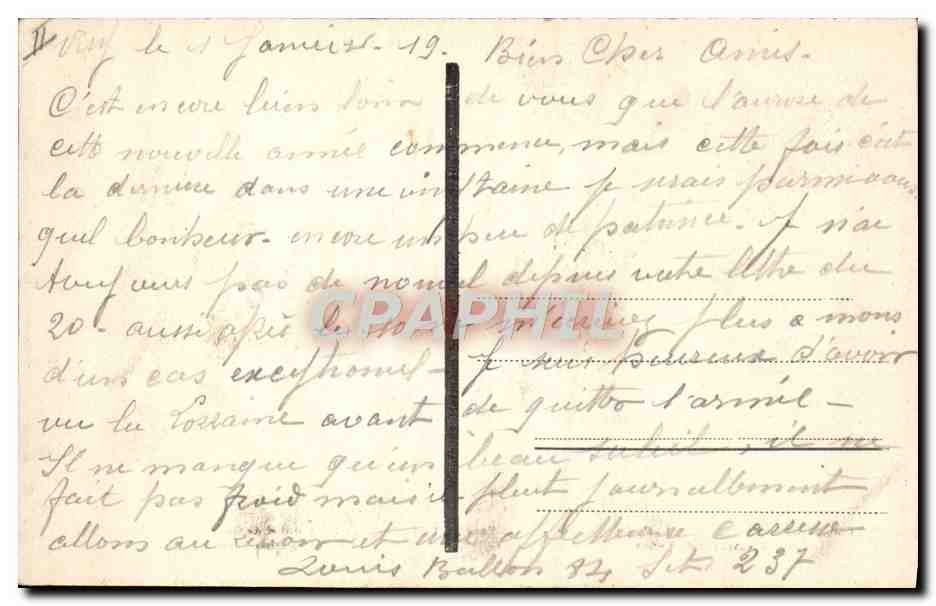 CPA Militaria Mars la Tour Haut relief d'infanterie  — Rückseite