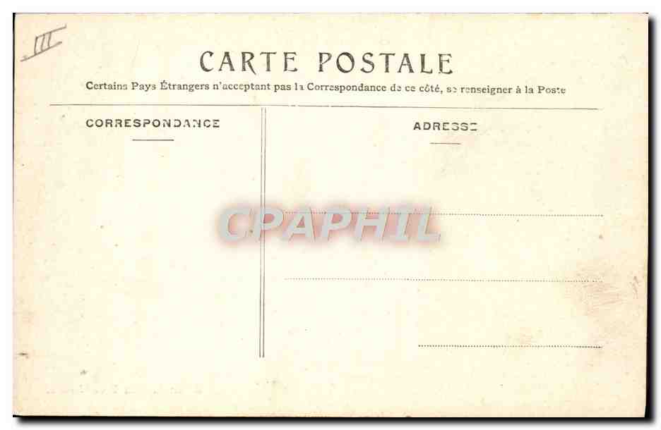 CPA Militaria Sous la tente — Rückseite