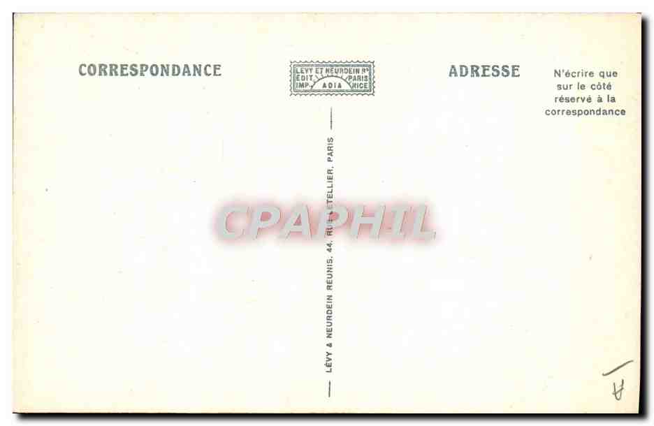 CPA Folklore Savoie Costumes Hauteluce  — Verso